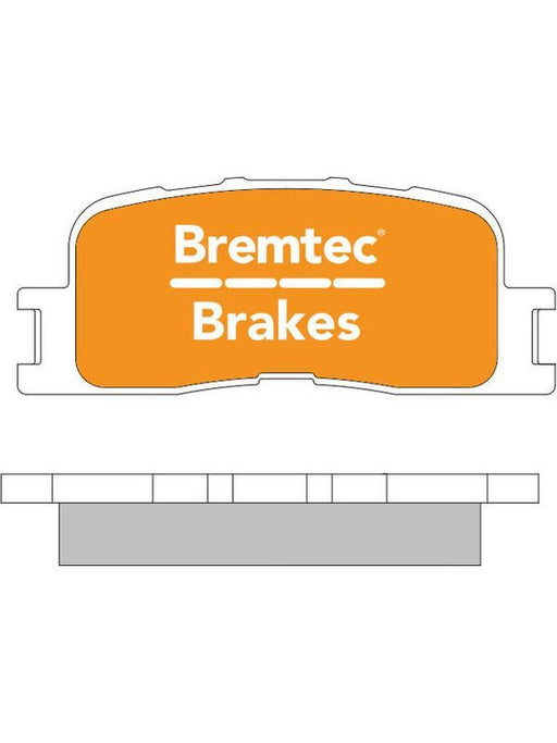 Bremtec Trade Line Brake Pad BT1338TS Disc Brake Pad Set Bremtec    - Micks Gone Bush