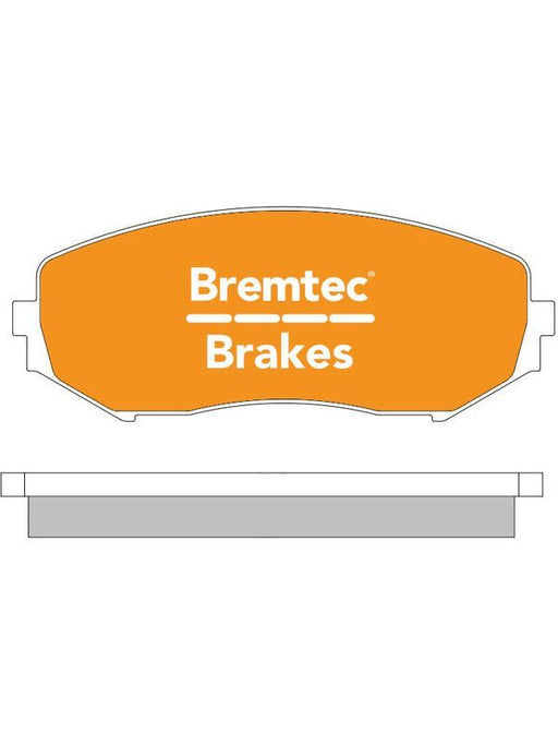 Bremtec Pro-Series Brake Pads BT1913PRO Disc Brake Pad Set Bremtec    - Micks Gone Bush