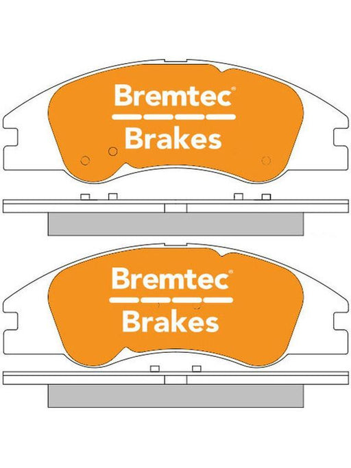 Bremtec Trade Line Brake Pad BT1628TS Disc Brake Pad Set Bremtec    - Micks Gone Bush