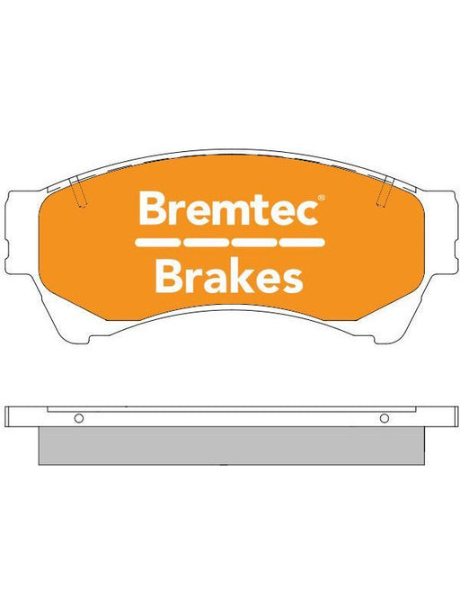 Bremtec Pro-Series Brake Pad BT1897PRO Disc Brake Pad Set Bremtec    - Micks Gone Bush
