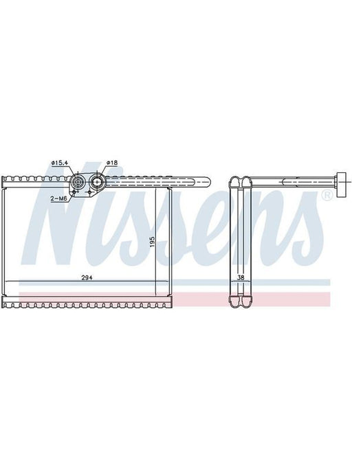 Nissens EV9882 Evap Coil for Volvo FH16 600 13-On & FH13 540 12-On - Engine Cooling Solutions Radiator Nissens    - Micks Gone Bush