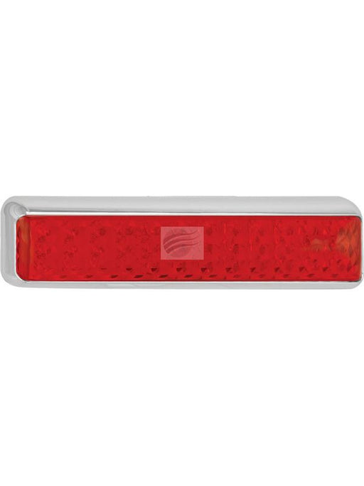 Autolamps LED Stop/Tail Lamp in Chrome - 200mm X 50mm - Multi-Voltage 12/24V - Bulk Pack Tail Lights Autolamps LED    - Micks Gone Bush