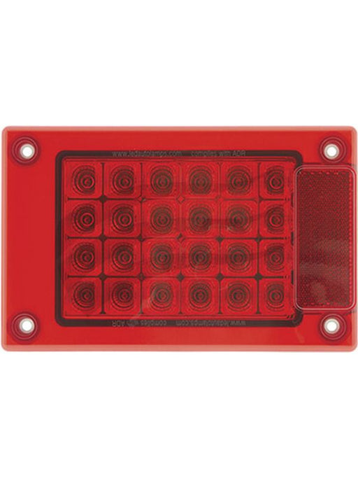 Autolamps Red LED Stop/Tail Lamp 12/24V for J3Barrm / J3Barwm J3RM Tail Lights Autolamps LED    - Micks Gone Bush