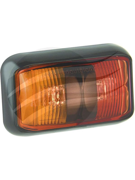 Autolamps LED Red Amber Side Marker Lamp 12/24V Black - Narva 91402 Model 58ARM Marker Light Assemblies Autolamps LED    - Micks Gone Bush