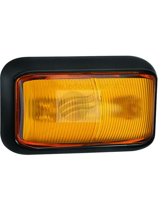 LED Side Direction Indicator Lamp with Black Housing and 40cm Cable Turn Signals Autolamps LED    - Micks Gone Bush