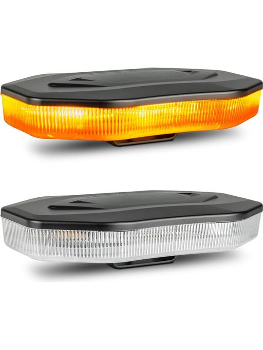 Autolamps LB252ACM LED Amber Mini Lightbar with Clear Lens and Quad Pattern: High Visibility Amber LED Lightbar Light Bars Autolamps LED    - Micks Gone Bush