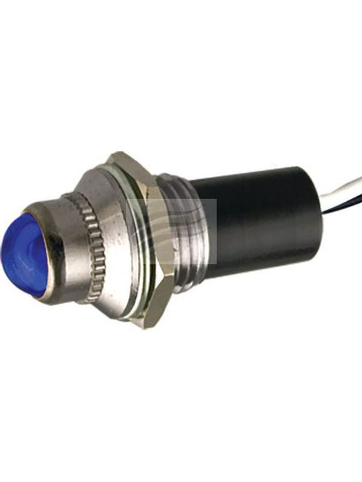 Autolamps LED Pilot Lamp Blue 12V Stainless Steel Housing 40Cm Lead PLB12 LED Lights Autolamps LED    - Micks Gone Bush