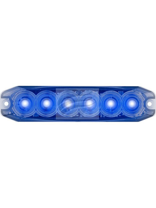 Autolamps Blue 6 Module LED Emergency Lamp 12/24V Flush Mount 25cm 120035BM - Illuminate Your Way with Powerful Emergency Lighting Emergency and Warning Lights Autolamps LED    - Micks Gone Bush