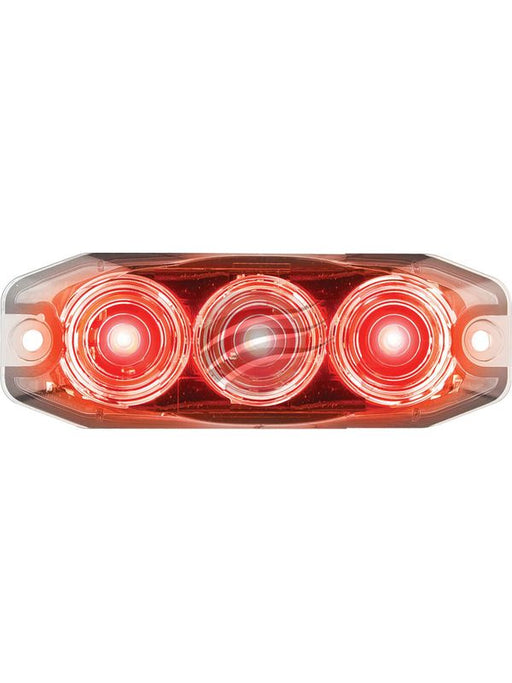 Autolamps Red 3 Module LED Emergency Lamp 12/24V Flush Mount 25cm 120033RM - Stay Prepared with Autolamps Red 3 Module LED Emergency Lamp Emergency and Warning Lights Autolamps LED    - Micks Gone Bush