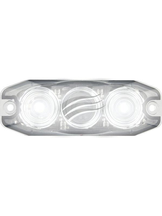 Autolamps White 3 Module LED Emergency Lamp 12/24V Flush Mount 25cm Emergency and Warning Lights Autolamps LED    - Micks Gone Bush