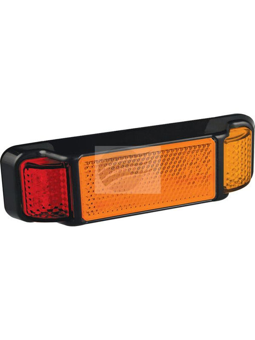 Autolamps Red/Amber Side Marker With Reflector 12/24V 4 Leds 38ARM - Enhanced Visibility Side Marker with Reflective LEDs Lense Cover, Reflector and Protectors Autolamps LED    - Micks Gone Bush