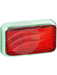 LED Rear Position Marker Lamp with Chrome Base, 12/24V, 35CRM Marker Light Assemblies Autolamps LED    - Micks Gone Bush