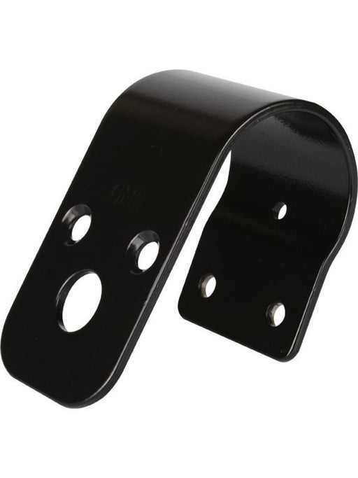 GME Black UHF CB 45mm Wrap Around Bull Bar Bracket - Durable 3mm Stainless Steel  GME Default Title   - Micks Gone Bush