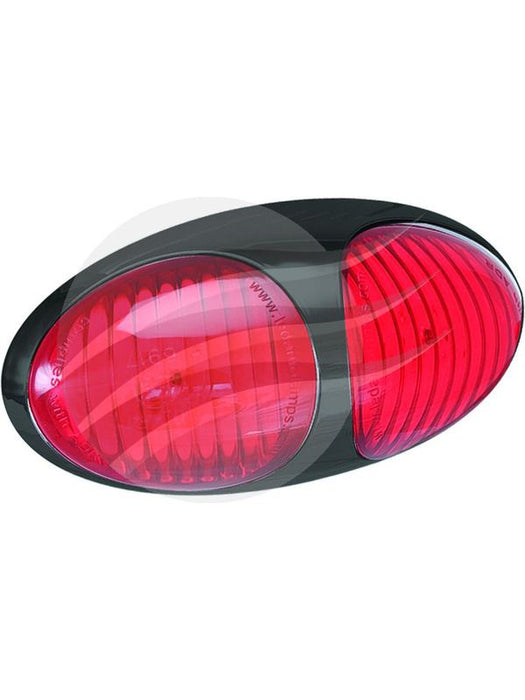 Autolamps LED Red Rear Position Marker Lamp with Black Base - 12/24V Compatibility Marker Light Assemblies Autolamps LED    - Micks Gone Bush