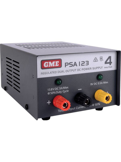 GME 12 Volt Regulated 4 Amps Power Supply For Home Base Uhf Radio Setups  GME Default Title   - Micks Gone Bush