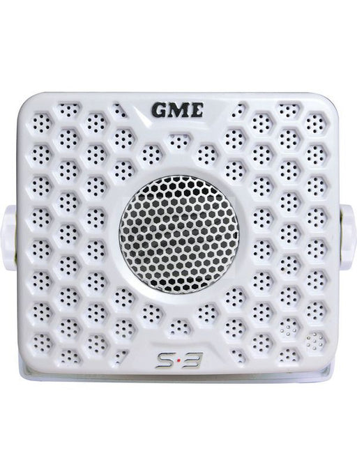 GME 60 Watt Marine Box Speakers 110 X 100 mm (Pair) White Gme  GME Default Title   - Micks Gone Bush