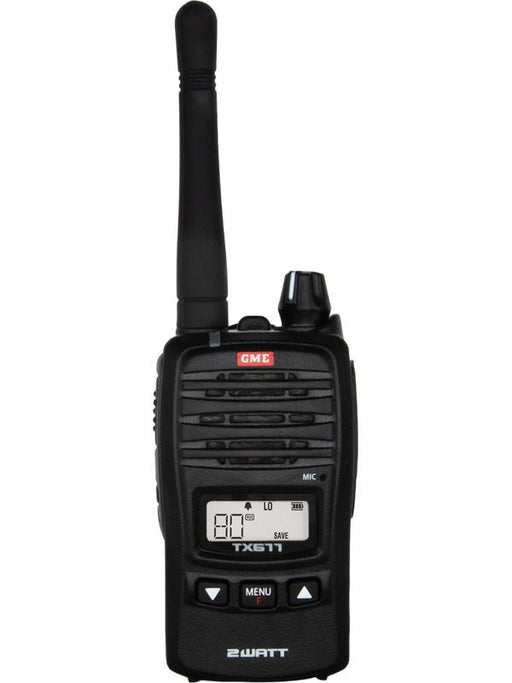 GME 2 Watt 80 Channel Compact Hand Held Uhf Cb Radio Gme  GME Default Title   - Micks Gone Bush