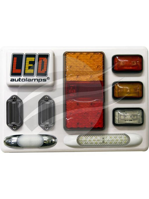 Autolamps 2-Pack LED Stop/Tail/Indicator Lamps 12V with Reflective Surface Tail Lights Autolamps LED    - Micks Gone Bush