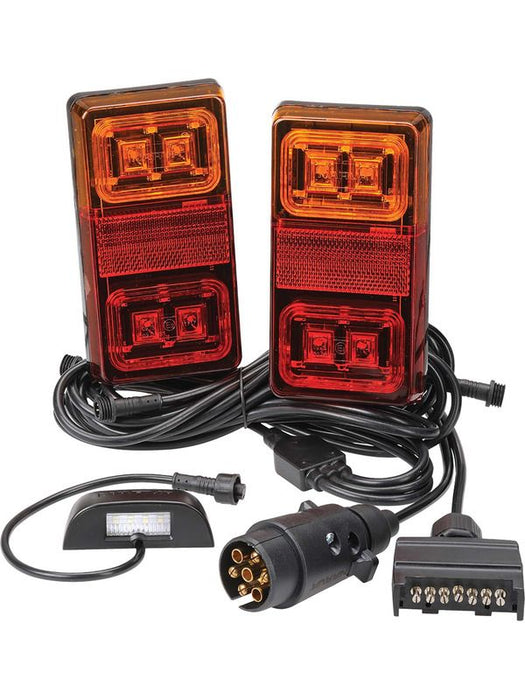 Narva 12V Model 35 LED Plug And Play Trailer Lamp Kit 93560BL2 for Box Trailers Trailer Lights Narva    - Micks Gone Bush