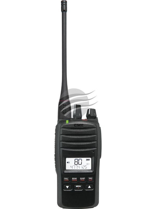 GME 5/1/0.1 Watt 80 Ch Portable Uhf Handheld Radio Ip67  GME Default Title   - Micks Gone Bush