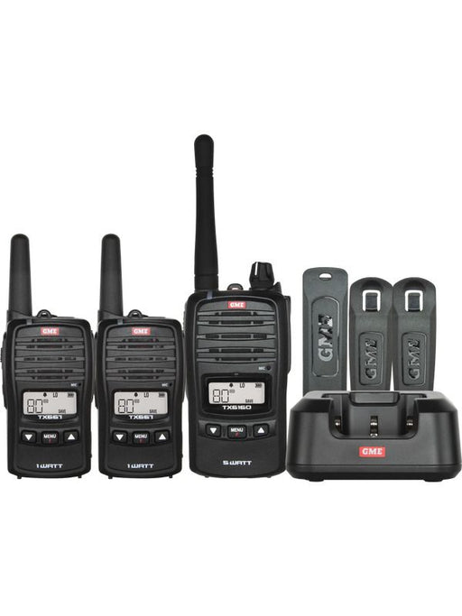 GME 5 Watt Ip67 Handheld Uhf Cb Radio Family Pack Tx6160X &  GME    - Micks Gone Bush