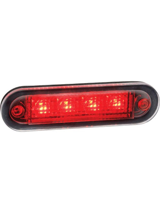 Narva 10-30V LED Model 8 Front End Red Marker Lamp with 0.5m Cable Marker Light Assemblies Narva    - Micks Gone Bush