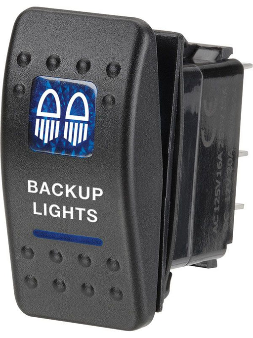 Narva 12V Illuminated Off/On Rocker Switch for Backup Lights Neutral Safety And Backup Light Switches Narva    - Micks Gone Bush