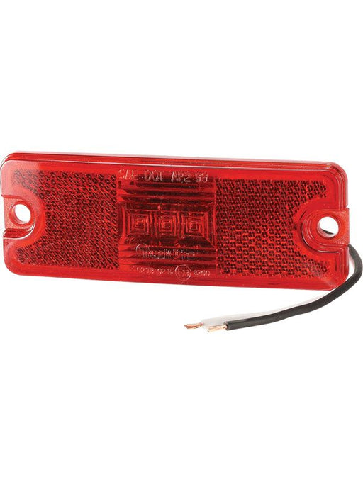 Slim Red LED Rear End Marker Lamp with Reflector and Long-Lasting Performance Marker Light Assemblies Narva    - Micks Gone Bush