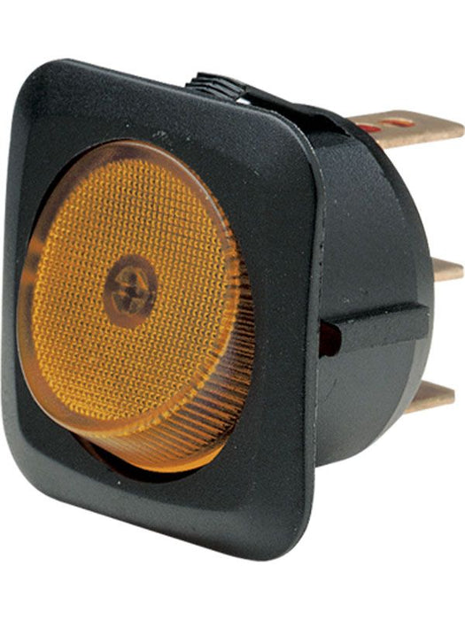 Amber Illuminated Off/On Rocker Switch for Various Applications Switches & Controls Narva    - Micks Gone Bush