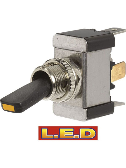 Narva 20A Heavy-Duty Toggle Switch With Amber LED Switches & Controls Narva    - Micks Gone Bush