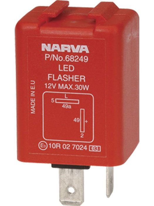 Narva 12V 2 Pin LED Flasher for Improved Vehicle Functionality Relays Narva    - Micks Gone Bush