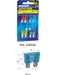 Narva 3 Amp Purple Standard ATS Blade Fuse Pack of 50 52803 - High-Quality Vehicle Lighting Fuse Pack Fuses Narva    - Micks Gone Bush