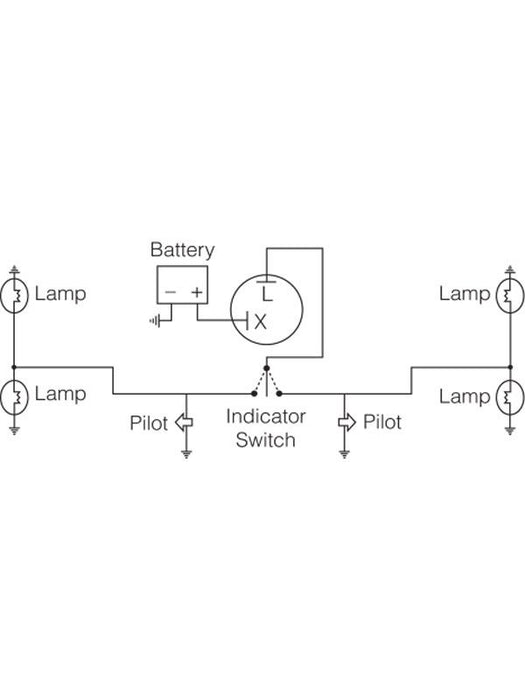 Narva 12V 2 Pin Thermal Flasher 68202BL - Compatible with Early Model Indicator Systems Relays Narva    - Micks Gone Bush