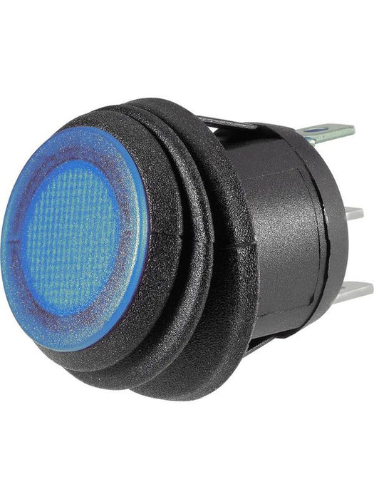 Waterproof Narva Off/On Rocker Switch with Blue LED Switches & Controls Narva    - Micks Gone Bush