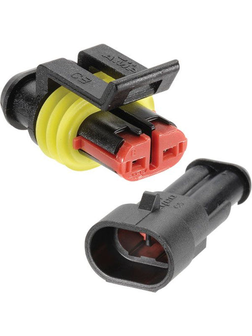 Narva 2 Way Waterproof Amp Connector Housing Pack of 2 Wiring Connector Replacement Parts Narva    - Micks Gone Bush