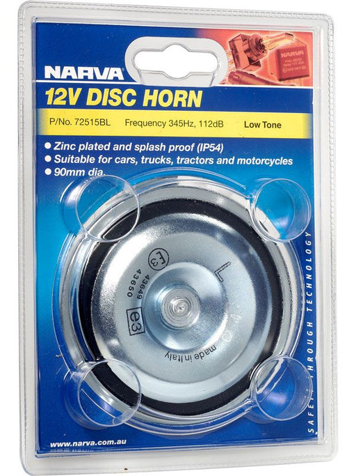 Enhanced Safety and Style Narva 12 Volt High Tone Disc Horn Others Narva    - Micks Gone Bush