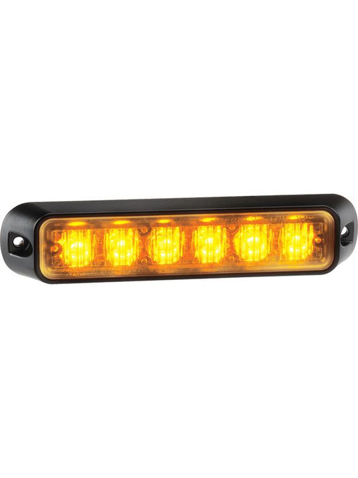 Narva 12/24V Low Profile High-Powered LED Warning Light - Amber with 6x1 Watt 85206A Emergency and Warning Lights Narva    - Micks Gone Bush