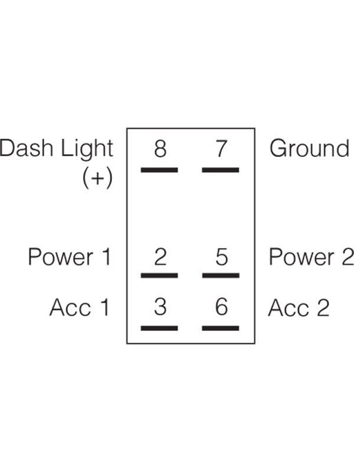 Narva 12/24V Off/On/On LED Illuminated Sealed Rocker Switch Blue 63171BL - Automotive Upgrade Switches & Controls Narva    - Micks Gone Bush