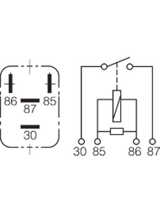 Narva 12V 20A Micro Relay With Resistor for Enhanced Vehicle Electrical System Relays Narva    - Micks Gone Bush