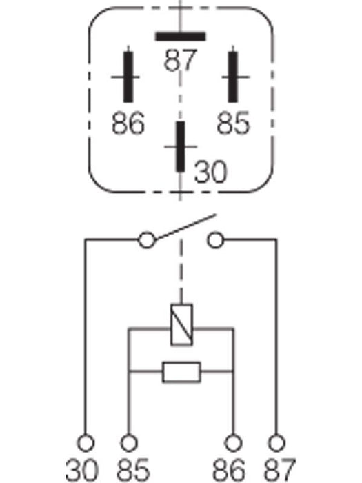 Narva 12V 50A 4 Pin Relay With Resistor 68008 - Robust Power and Efficiency Relays Narva    - Micks Gone Bush