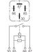 Narva 12V 50A 4 Pin Relay With Resistor 68008 - Robust Power and Efficiency Relays Narva    - Micks Gone Bush