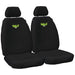 Toyota Hilux - Black Canvas - Front Seat Covers  Hulk    - Micks Gone Bush