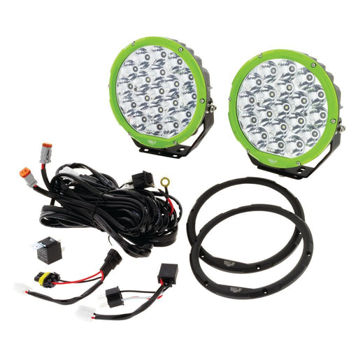 Hulk 4x4 7" Round Led Driving Light - Pair  Hulk    - Micks Gone Bush