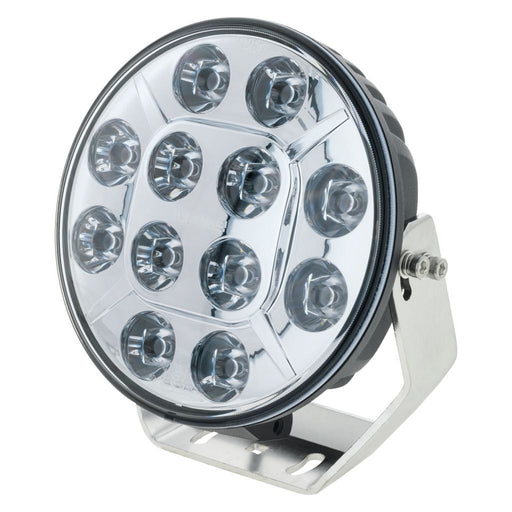 7 Round LED Spot Beam Driving Lamp with Chrome Face  Ignite    - Micks Gone Bush