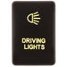 Toyota Late Driving Light Amber Illum 12v On/off  Ignite    - Micks Gone Bush