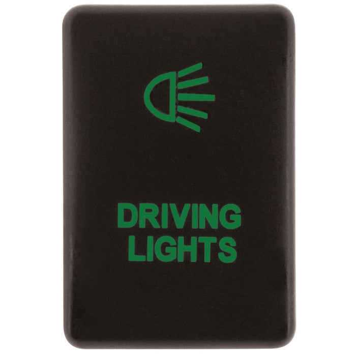 Toyota Late Driving Light Green Illum 12v On/off  Ignite    - Micks Gone Bush