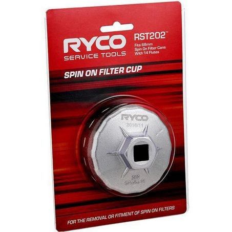 Ryco Spin On Oil Filter Removal Cup - RST202 Engine Oil Filter Ryco    - Micks Gone Bush