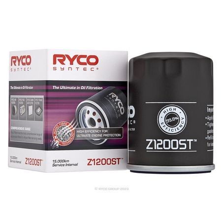 Ryco Z1200ST High-Performance Syntec Oil Filter Engine Oil Filter Ryco    - Micks Gone Bush