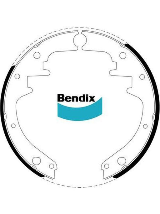 Bendix BS1271 Brake Shoes - Ideal for Australian Driving Conditions Disc Brake Pad Set Bendix    - Micks Gone Bush
