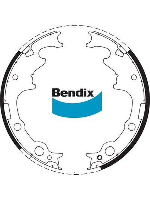 Bendix BS1715 Brake Shoes for Jeep Vehicles Disc Brake Pad Set Bendix    - Micks Gone Bush